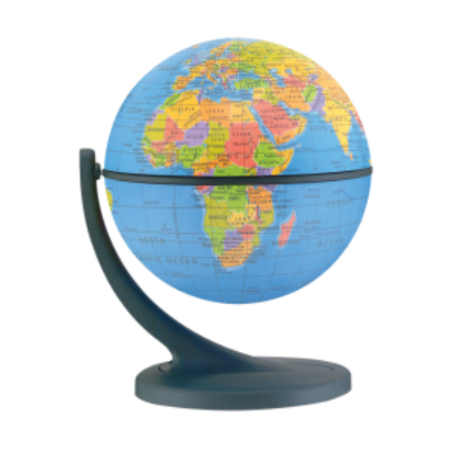 Replogle Wonderglobe 4.3"/10.9Cm de diamètre, Globe terrestre de bureau à l'océan bleu (Anglais)