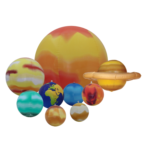 Système solaire gonflable de 20 cm (8 po) à 71 cm (28 po) de diamètre (anglais)