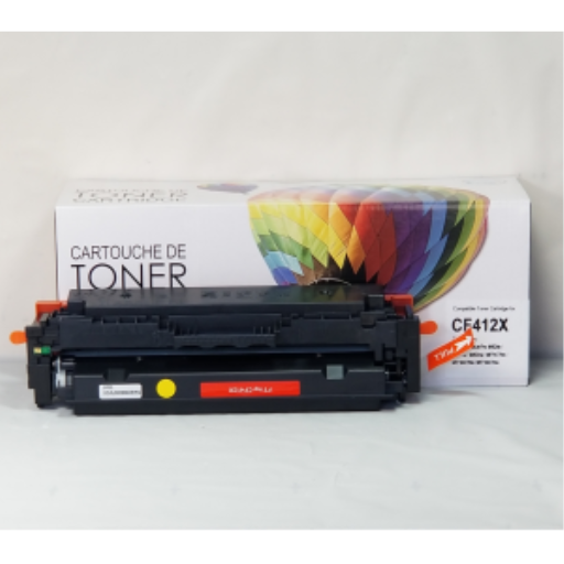 CTCF412X COMPATIBLE HP #410X CARTOUCHE DE TONER JAUNE HY POUR M452DN/M45