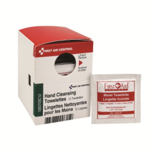 Hand Cleansing Towelettes, 12 per Box