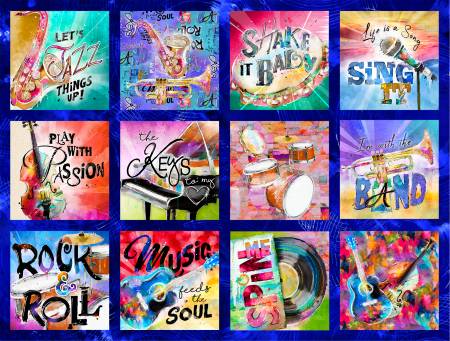 Connie Haley - Rythme et Couleurs - Panneau