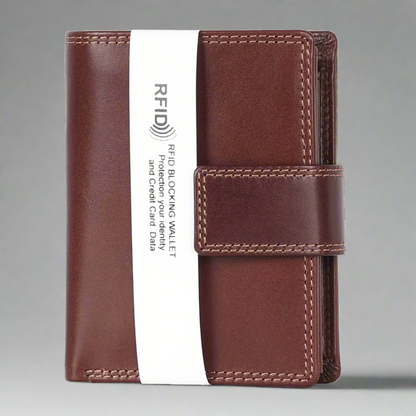 Portefeuille en cuir pour hommes MET