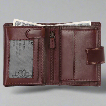 Portefeuille en cuir pour hommes MET