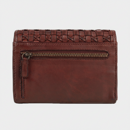 MET Women’s Leather Crosswoven Wallet