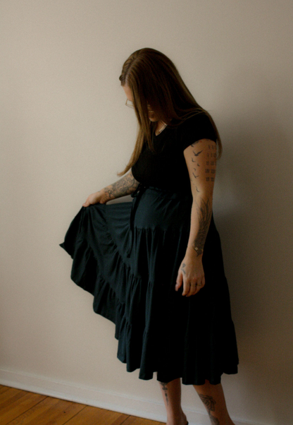 Jupe-robe de maternité 2 en 1