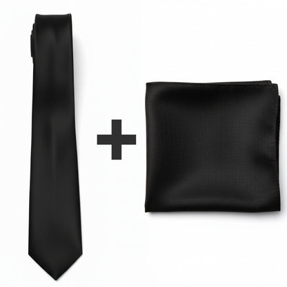 Promo Necktie + Matching Pocket Square