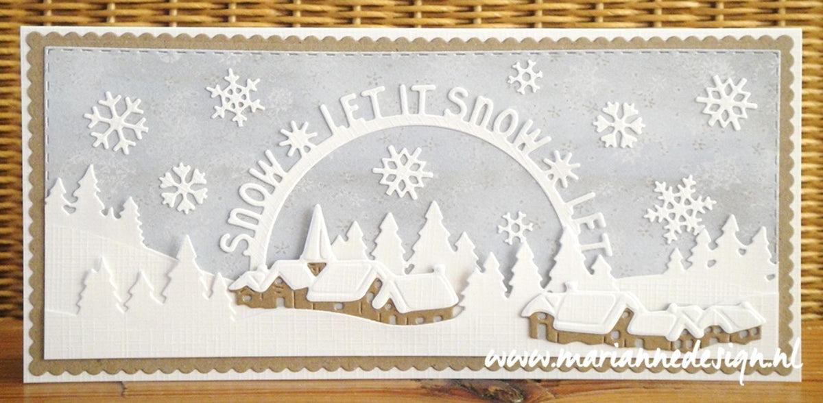 Marianne Design Matrice de découpe Creatables - Tiny's Snowy Village