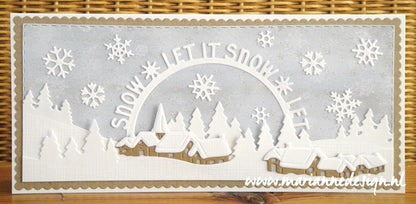 Marianne Design Matrice de découpe Creatables - Tiny's Snowy Village