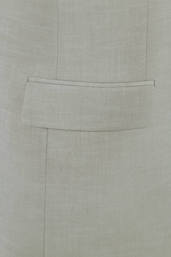 CRÉEZ VOTRE PACKAGE : Costume gris clair slim (Le package comprend un costume 2 pièces, une chemise, une cravate ou un nœud papillon, une pochette assortie et des chaussures)