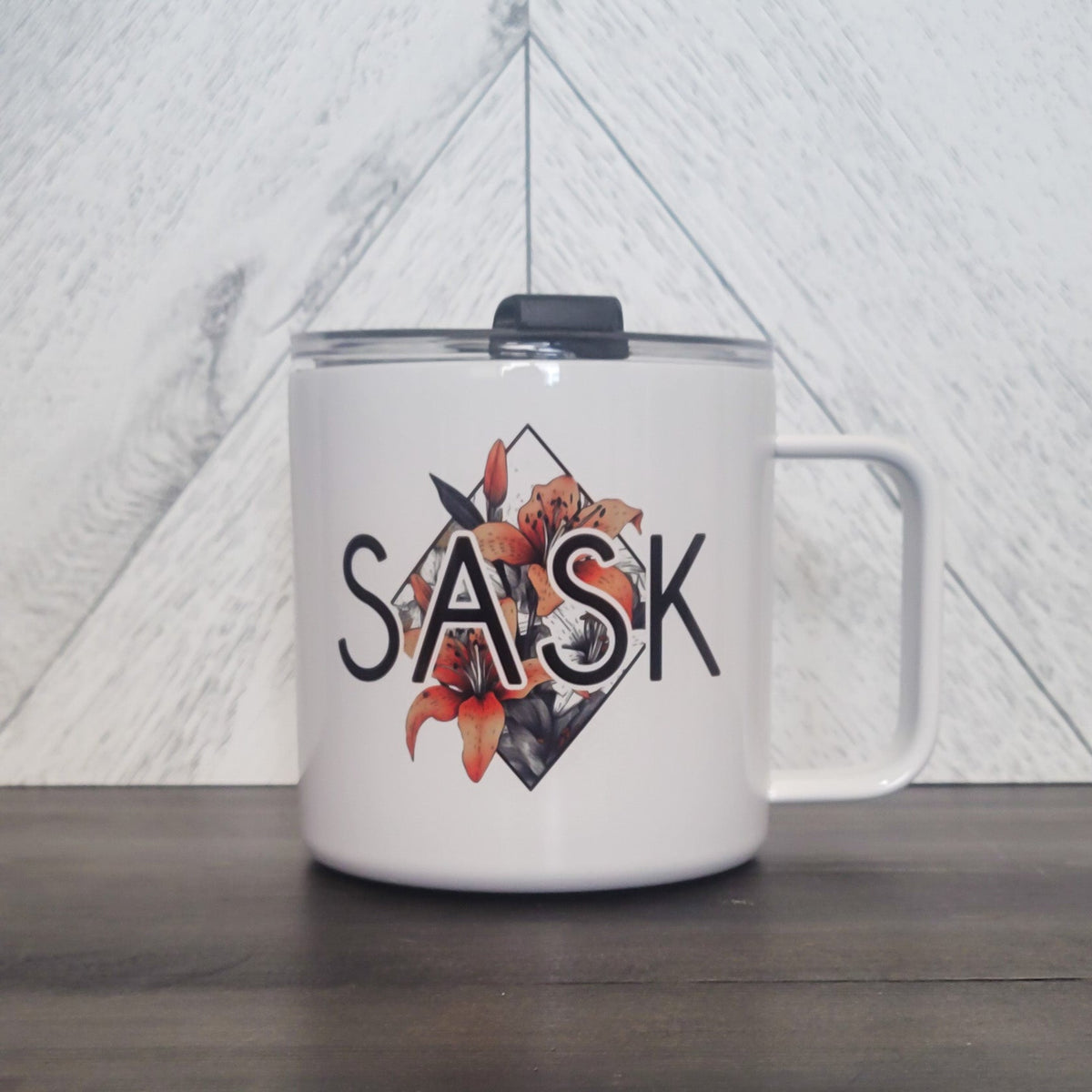 Mug à Café SASK Diamond en Acier Inoxydable de 500 ml