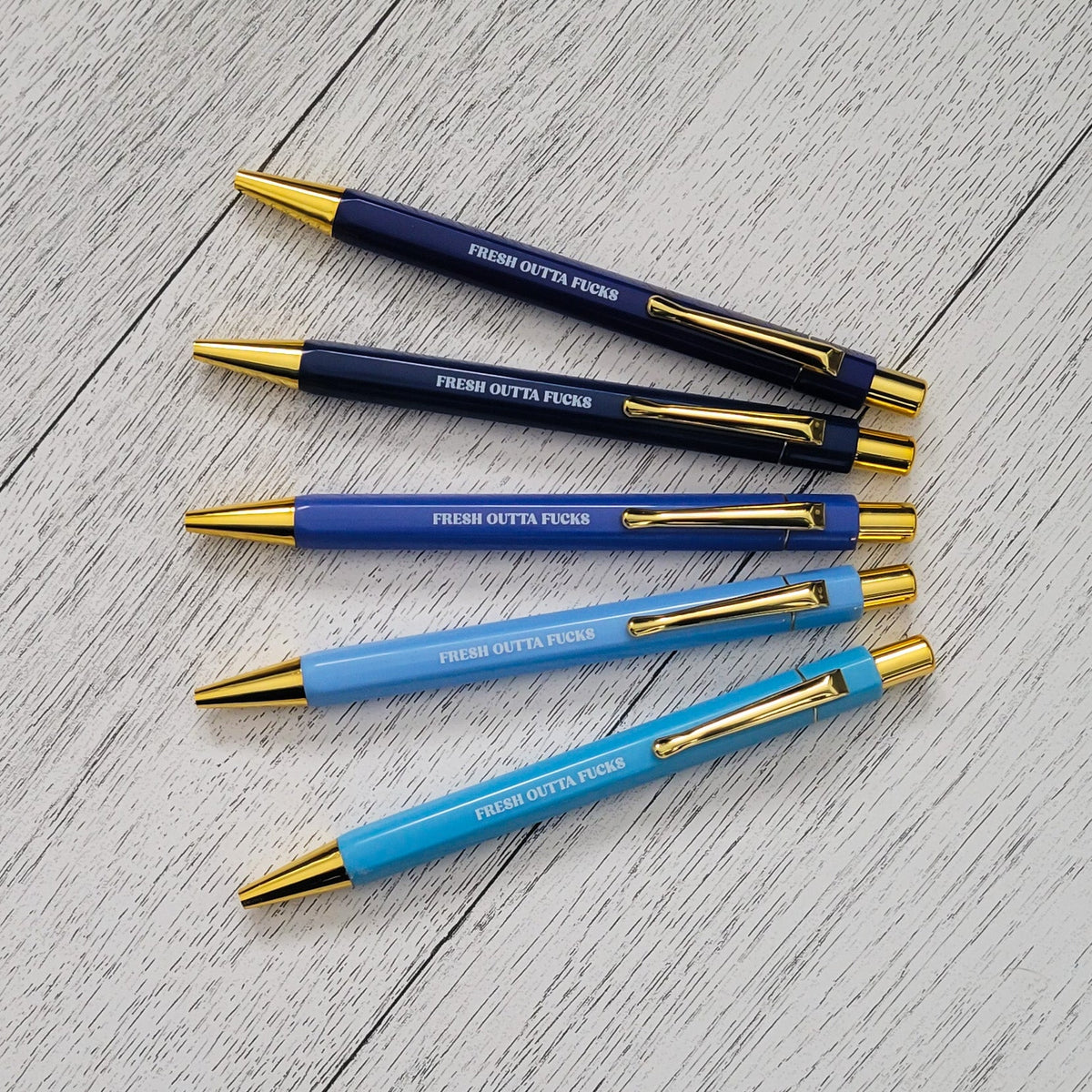 Stylos "J'en ai plus rien à foutre"