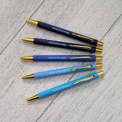 Stylos "J'en ai plus rien à foutre"