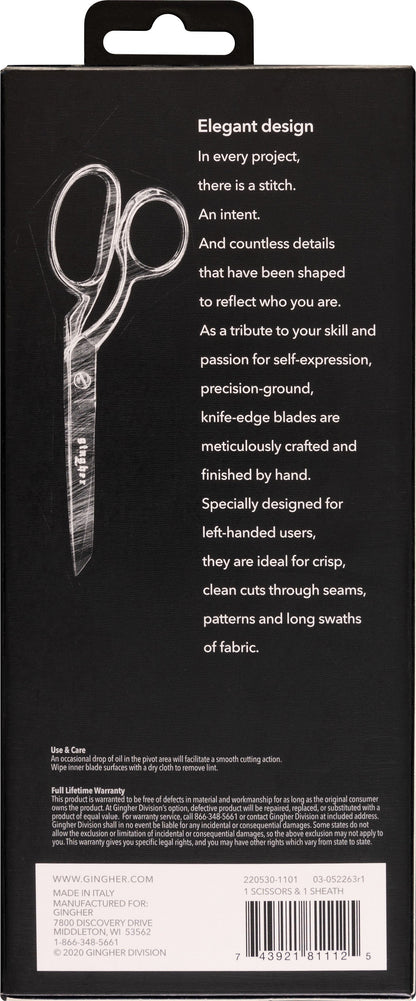 Gingher Knife Edge True Left Handed Scissors