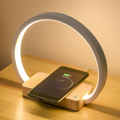 Lampe de table moderne multifonctionnelle avec recharge sans fil