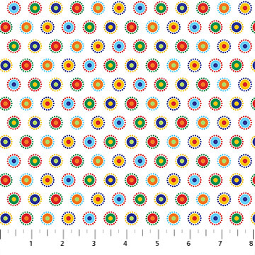 Deborah Edwards - All Around Town -  White Dots - 24247-10