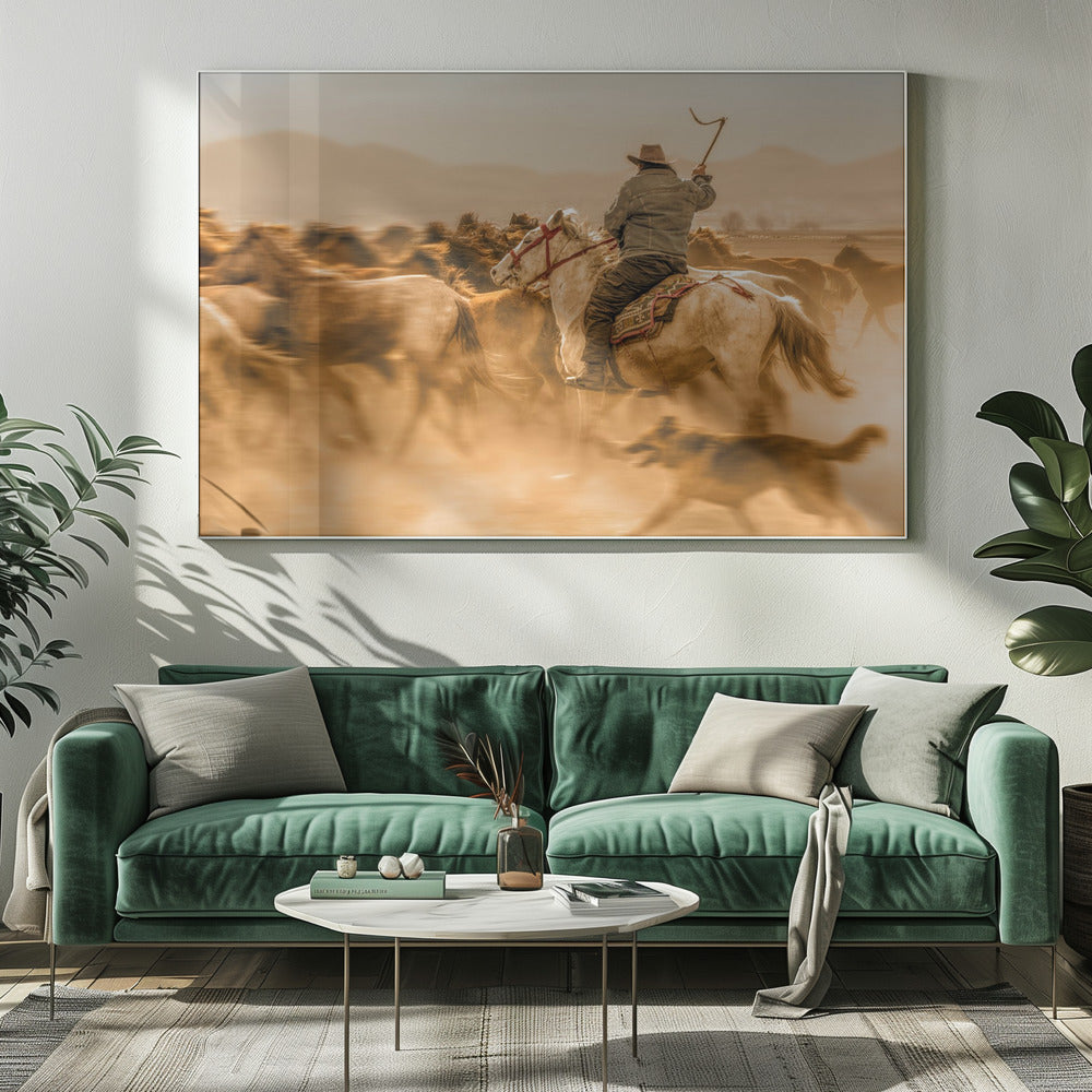 Décoration murale Chevaux sauvages (alias Yılkı Atları)