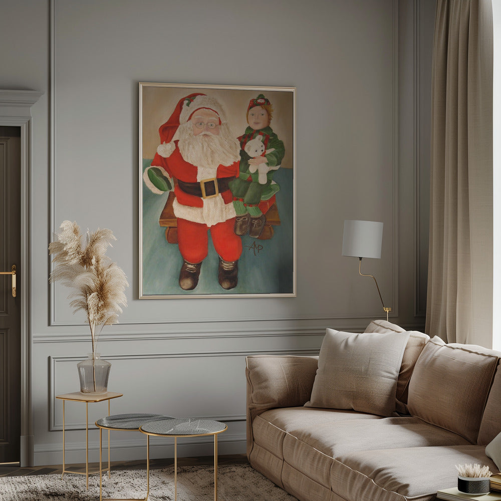 Décoration murale Demandez au Père Noël