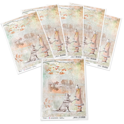 Ciao Bella Rice Paper A4 Le Cadeau de l'Amour