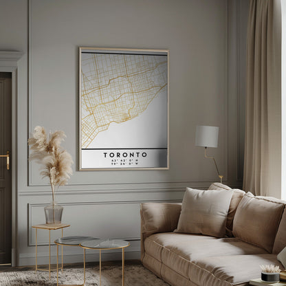Décoration murale 1 Cartes 16 Toiles