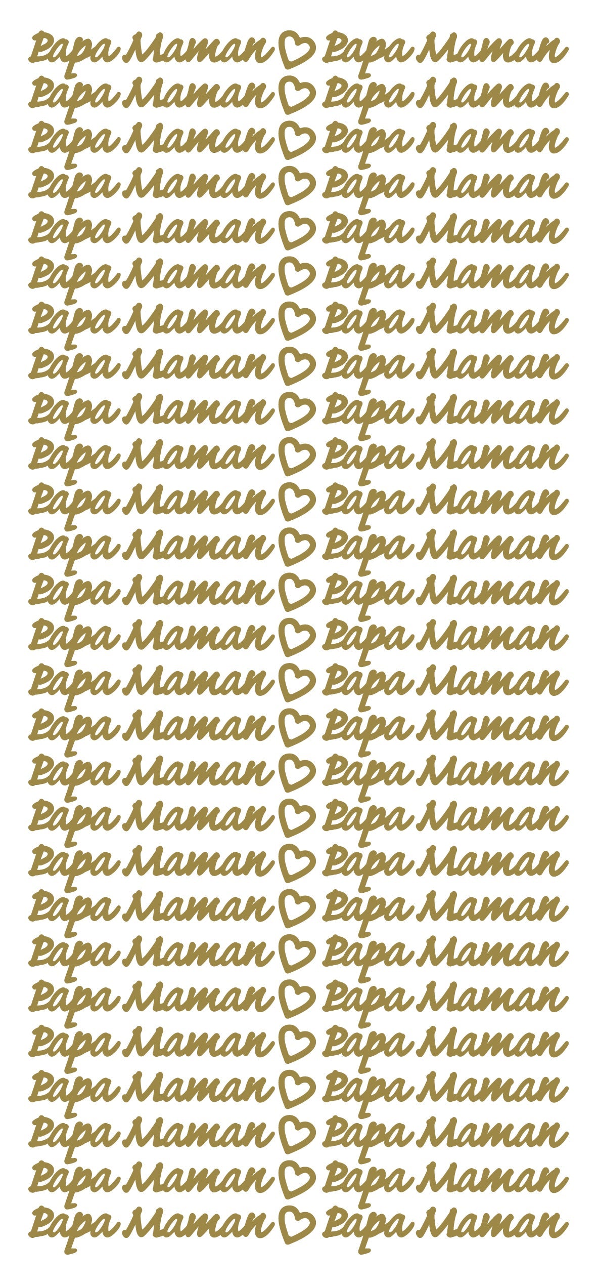 Peel Off Stickers - Papa Maman