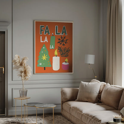 Impression sur toile « Fa la la »