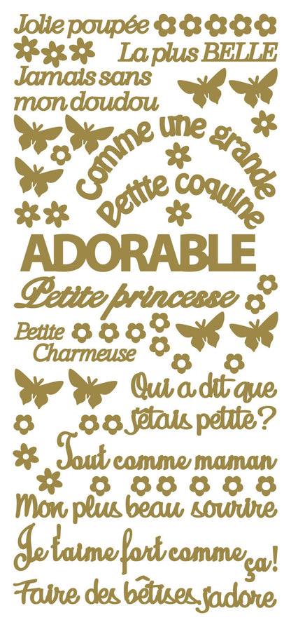 Autocollants à décoller - Adorables