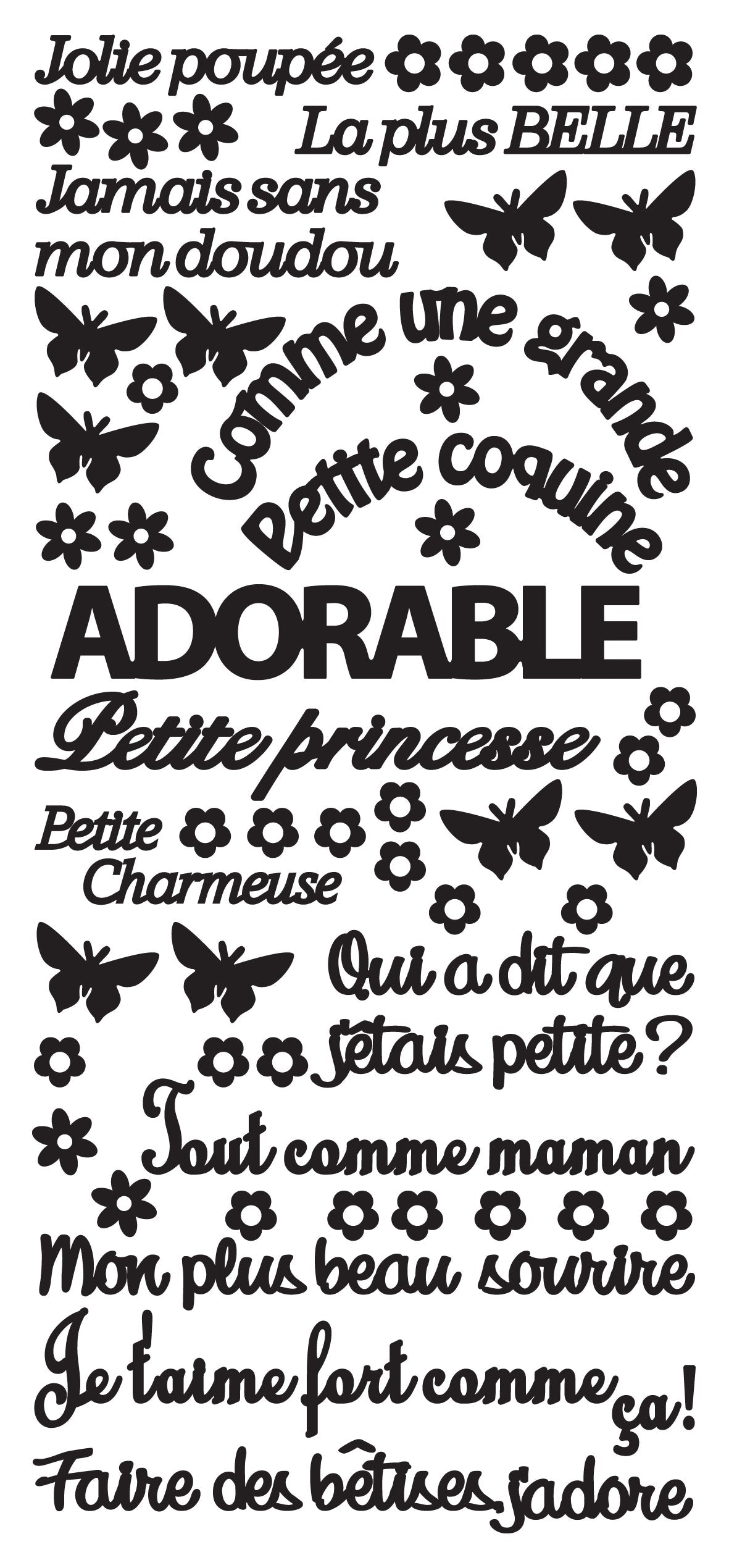 Autocollants à décoller - Adorables