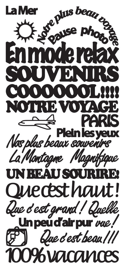 Peel Off Stickers - Souvenirs