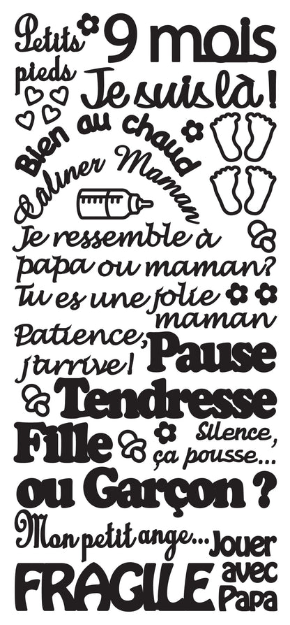 Peel Off Stickers - Je Suis La