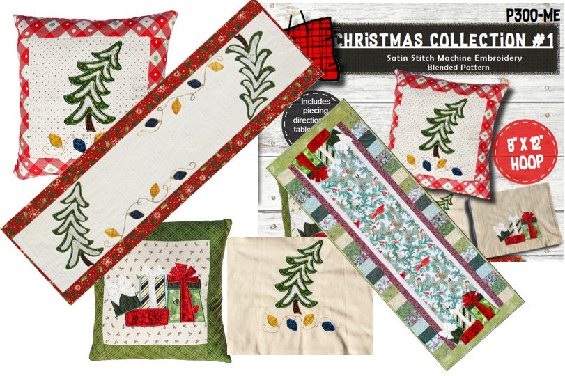 Capacités de Patch - Collection de Noël P300-ME #1 (Broderie Machine)