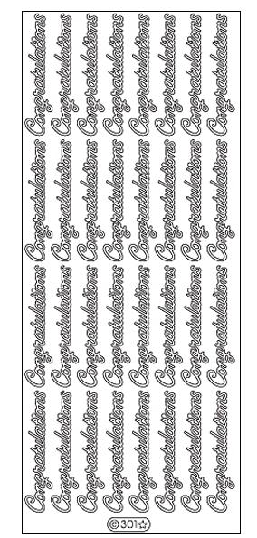 Stickers décoratifs - Félicitations