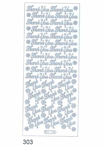 Stickers décoratifs - Merci