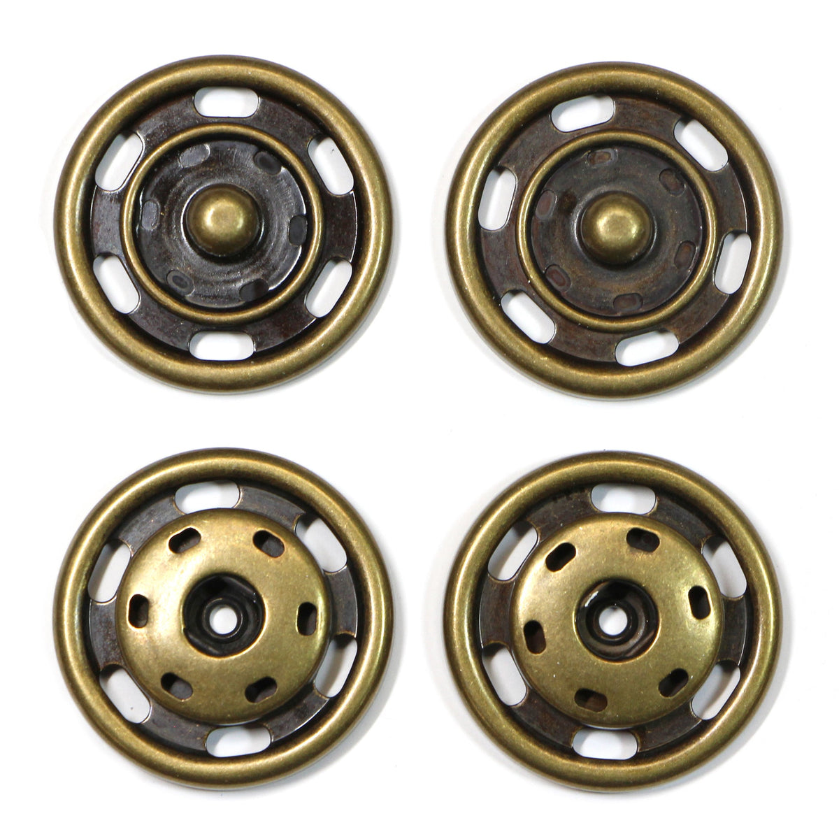 Snap Fasteners  - size 30mm ( 1 1⁄8″) - 2 sets