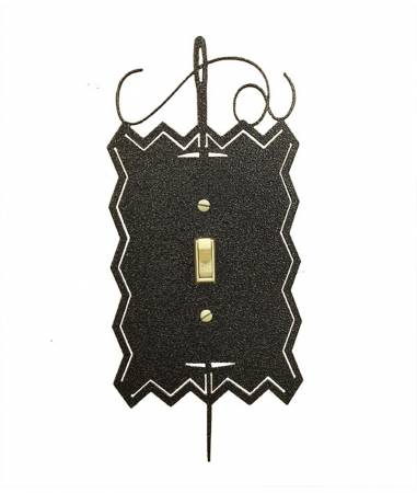 Hand Painted Needle & Thread Single Switch Cover