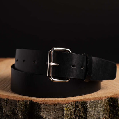The Foundation Belt - Black 45 mm 100% Full Grain Bridle Leather Belt