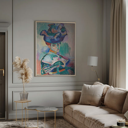 Décoration murale Femme au chapeau