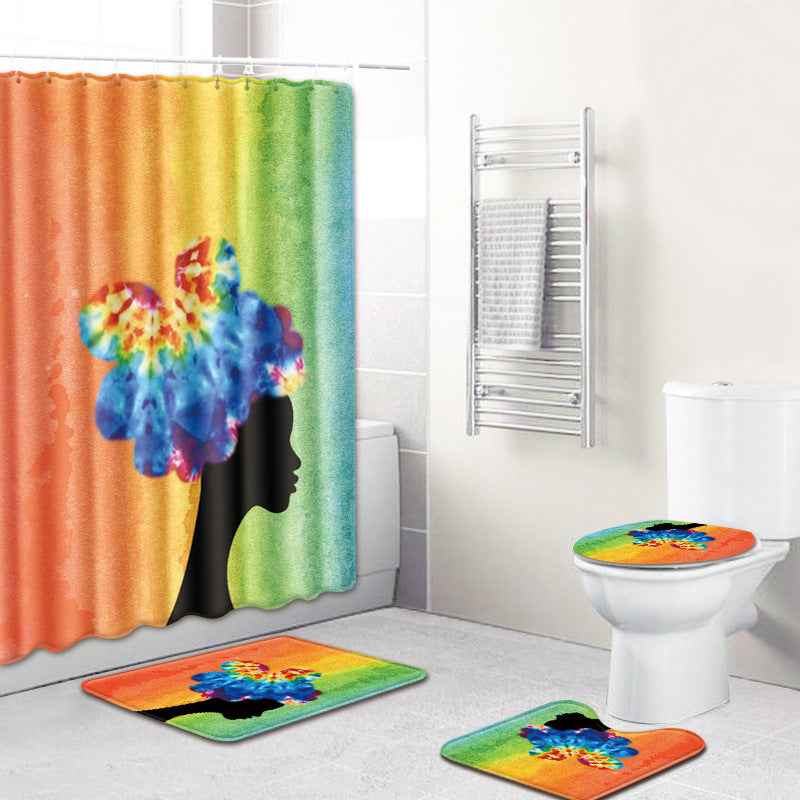 Bathroom Non-Slip Mat – Female Series 3-Piece Set