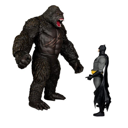 Justice League vs. Godzilla vs. Kong DC Multiverse Batman vs. Kong Figurine d'Action - Pack de Deux