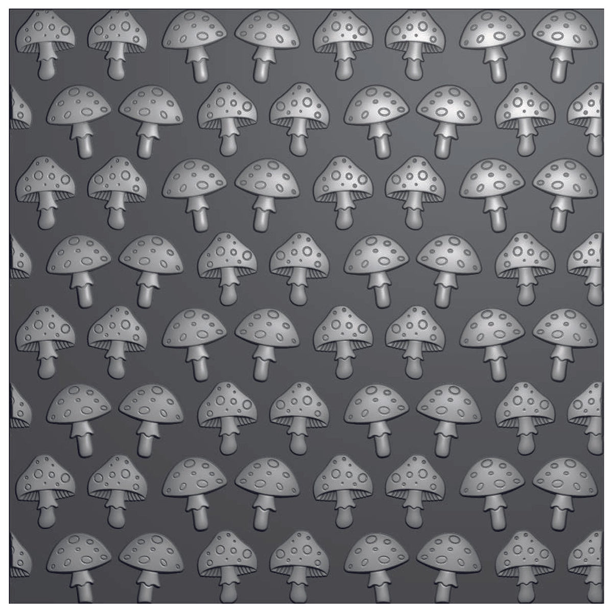 Vaessen Creative • Embossing Folder Mushrooms 5.9x5.9in 1pcs