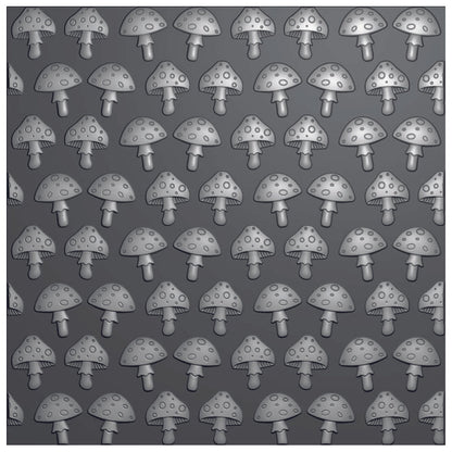 Vaessen Creative • Embossing Folder Mushrooms 5.9x5.9in 1pcs
