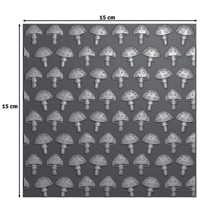 Vaessen Creative • Embossing Folder Mushrooms 5.9x5.9in 1pcs