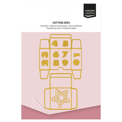 Vaessen Creative • Cutting Die Set Adventcalendar Box