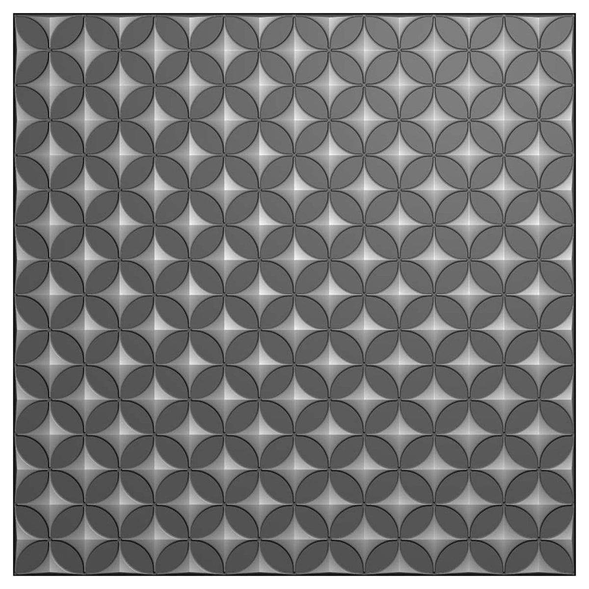 Vaessen Creative • Plaque de gaufrage 3D Étoiles Graphiques 15x15cm
