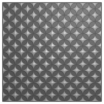 Vaessen Creative • Plaque de gaufrage 3D Étoiles Graphiques 15x15cm