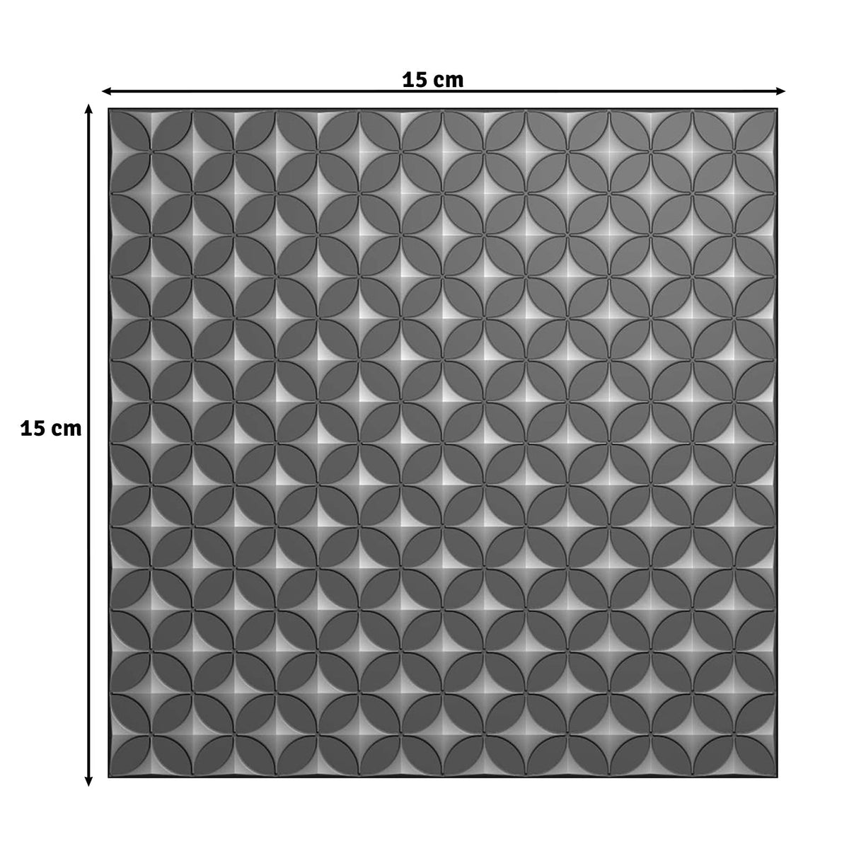Vaessen Creative • Plaque de gaufrage 3D Étoiles Graphiques 15x15cm