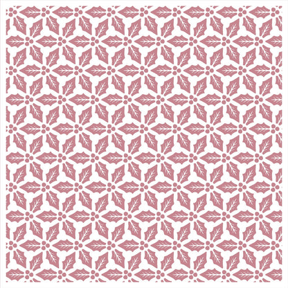 Vaessen Creative • Stencil Holly Leaves 15x15cm