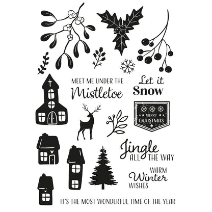 Vaessen Creative • Clear Stamps Mistletoe