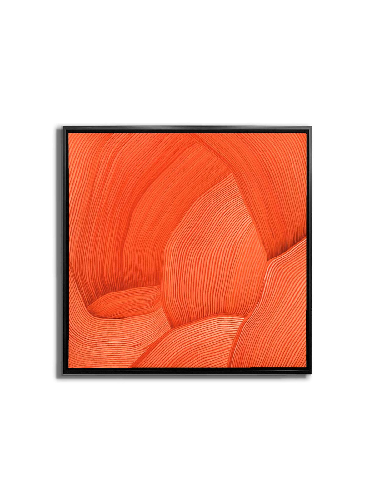 Wall Art 3D Line Drawing 36" x 36" Fine Art Canvas