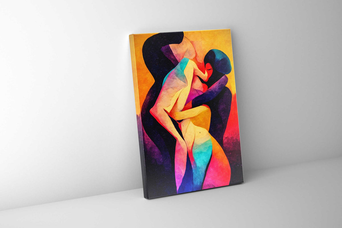 Impression sur toile-Amour abstrait- Décoration murale