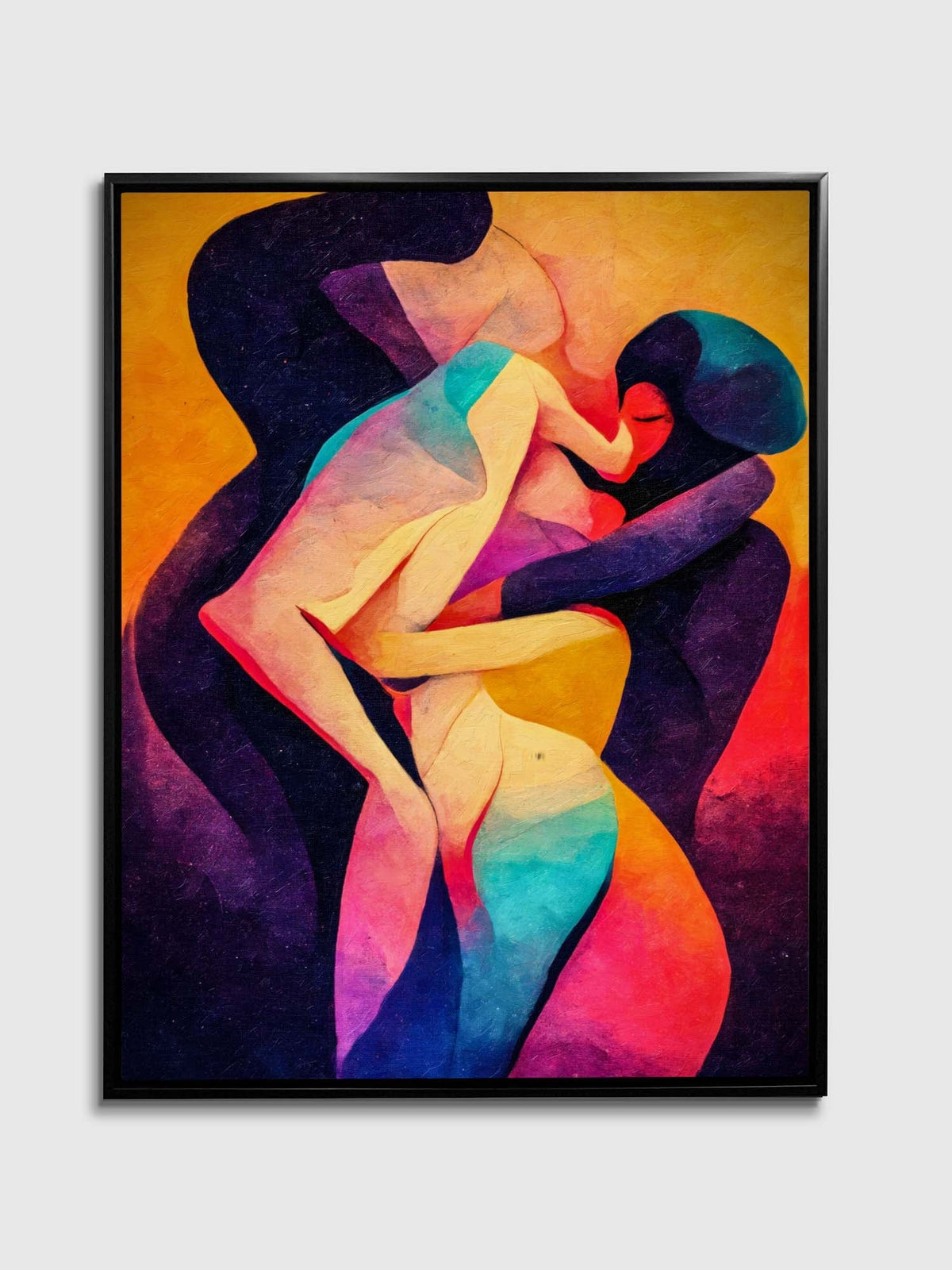 Impression sur toile-Amour abstrait- Décoration murale